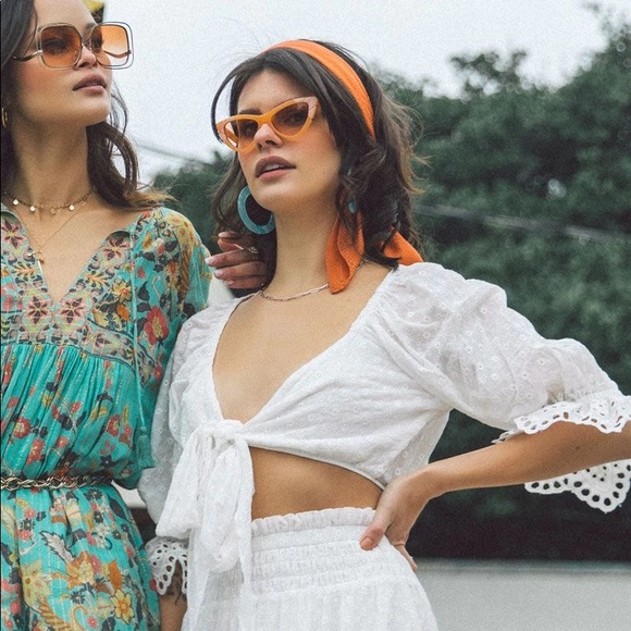 Spell | Daisy Chain Tie Top | M - Picture 3 of 14